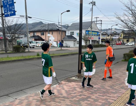 清掃活動の様子